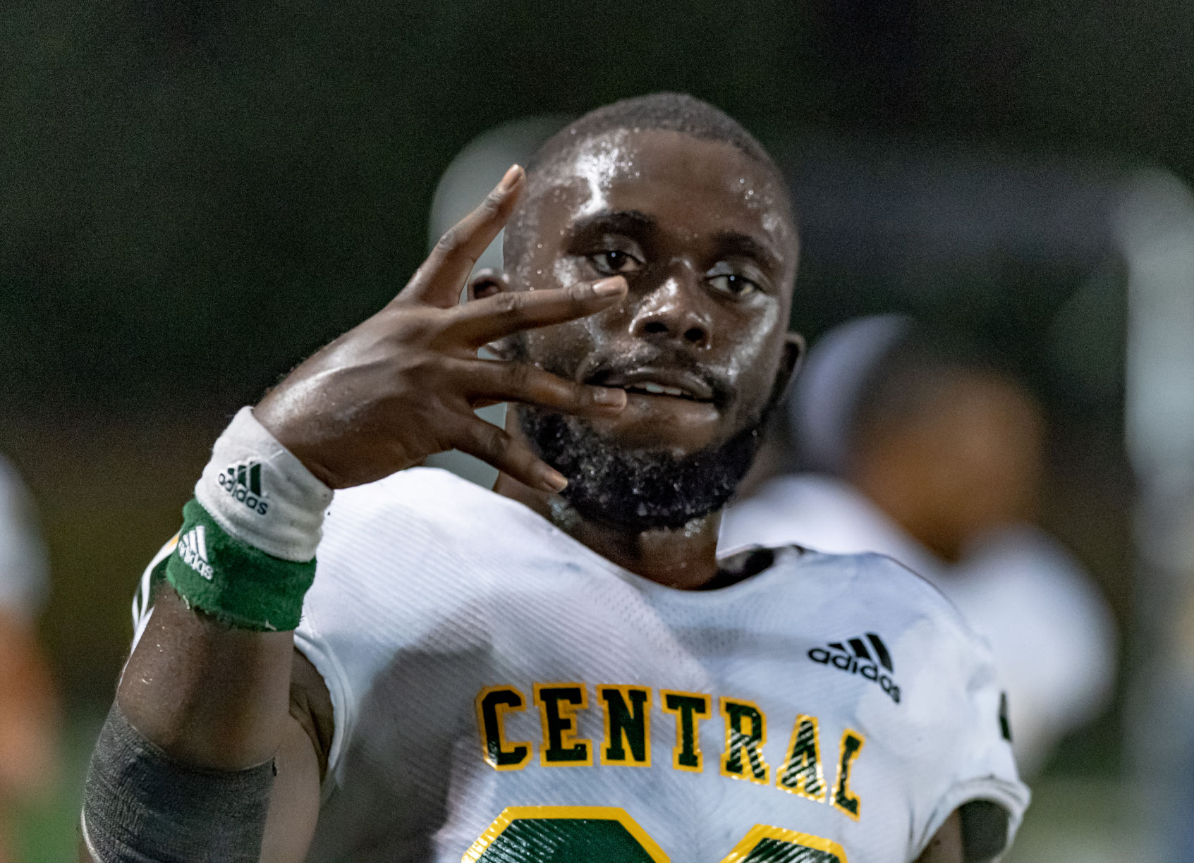 Friday night high school football action